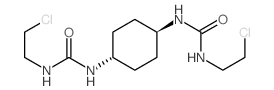1-(2-chloroethyl)-3-[4-(2-chloroethylcarbamoylamino)cyclohexyl]urea structure