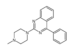 2-(4-methylpiperazin-1-yl)-4-phenylquinazoline结构式