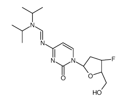 N4-((diisopropylamino)methylene)-3'-fluoro-2',3'-dideoxycytidine结构式