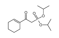 diisopropyl (2-(cyclohex-1-en-1-yl)-2-oxoethyl)phosphonate结构式