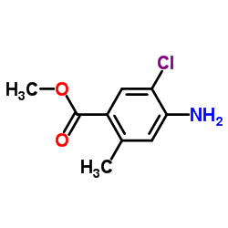 Methyl 4-amino-5-chloro-2-methylbenzoate Structure