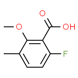6-Fluoro-2-methoxy-3-methylbenzoic acid structure