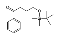 4-[tert-butyl(dimethyl)silyl]oxy-1-phenylbutan-1-one Structure