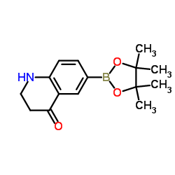 6-(4,4,5,5-Tetramethyl-1,3,2-dioxaborolan-2-yl)-2,3-dihydro-4(1H)-quinolinone图片