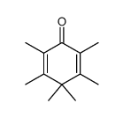 1,2,4,5,6,6-hexamethyl-3-keto-1,4-cyclohexadiene Structure