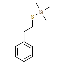 Trimethyl(phenethylthio)silane Structure