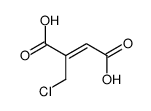 2-(chloromethyl)but-2-enedioic acid结构式