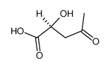 Pentanoic acid, 2-hydroxy-4-oxo-, (2S)- (9CI) structure