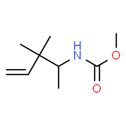Carbamic acid,(1,2,2-trimethyl-3-butenyl)-,methyl ester (9CI) structure
