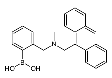 [2-[[anthracen-9-ylmethyl(methyl)amino]methyl]phenyl]boronic acid Structure