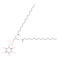 2-O-(1,2-O-dipalmitoyl-sn-glycero-3-phospho)inositol Structure