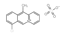 7-chloro-11-methylbenzo[b]quinolizin-5-ium,perchlorate结构式