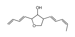 2-buta-1,3-dienyl-4-penta-1,3-dienyloxolan-3-ol结构式