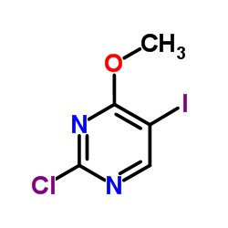 2-Chloro-5-iodo-4-methoxypyrimidine Structure