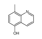 8-methyl-quinolin-5-ol结构式