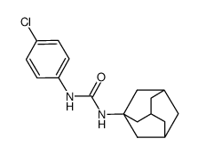 N-[1] Adamantyl-N'-(4-chlor-phenyl)-harnstoff Structure