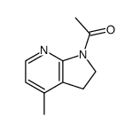 1-acetyl-4-methyl-2,3-dihydro-1H-pyrrolo[2,3-b]pyridine Structure