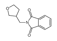 2-(oxolan-3-ylmethyl)isoindole-1,3-dione结构式