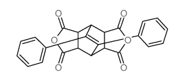 7,8-diphenyl-bicyclo[2.2.2]oct-7-ene-2,3,5,6-tetracarboxylic acid-2,3,5,6-dianhydride结构式