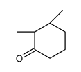 (2R,3R)-2,3-dimethylcyclohexan-1-one结构式
