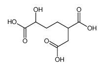 5-hydroxypentane-1,2,5-tricarboxylic acid Structure