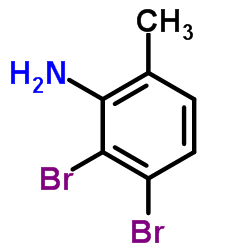 2,3-Dibromo-6-methylaniline Structure