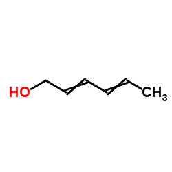 2,4-Hexadien-1-ol Structure