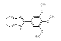 2-(3,4,5-Trimethoxyphenyl)-1H-benzimidazole Structure
