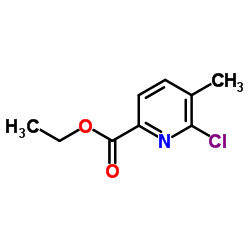 Ethyl 6-chloro-5-methylpicolinate Structure