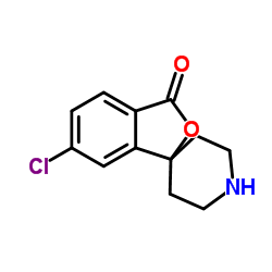 6-氯-3H-螺[异苯并呋喃-1,4-哌啶]-3-酮结构式