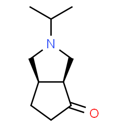 Cyclopenta[c]pyrrol-4(1H)-one, hexahydro-2-(1-methylethyl)-, cis- (9CI) Structure