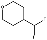 4-(Difluoromethyl)tetrahydro-2H-pyran结构式