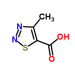 4-Methyl-1,2,3-thiadiazole-5-carboxylic acid Structure