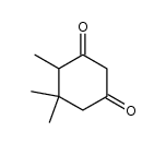 4,5,5-trimethyl-cyclohexane-1,3-dione结构式