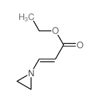1-Aziridineacrylicacid, ethyl ester, (E)- (8CI) Structure