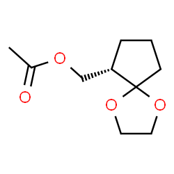 1,4-Dioxaspiro[4.4]nonane-6-methanol,acetate,(S)-(9CI) Structure