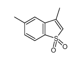 3,5-Dimethyl-1-benzothiophene 1,1-dioxide结构式