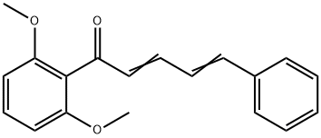 2,6-Dimethoxyphenyl-4-phenyl-buta-1,3-dienylketone Structure