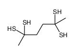 hexane-2,2,5,5-tetrathiol Structure