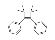 (3,3,4,4-tetramethyl-2-phenylcyclobuten-1-yl)benzene结构式