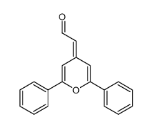 2-(2,6-diphenylpyran-4-ylidene)acetaldehyde结构式