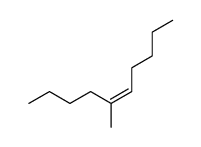 (Z)-5-methyl-5-decene Structure