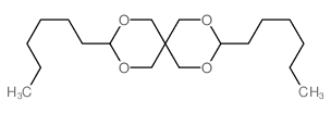 3,9-dihexyl-2,4,8,10-tetraoxaspiro[5.5]undecane Structure