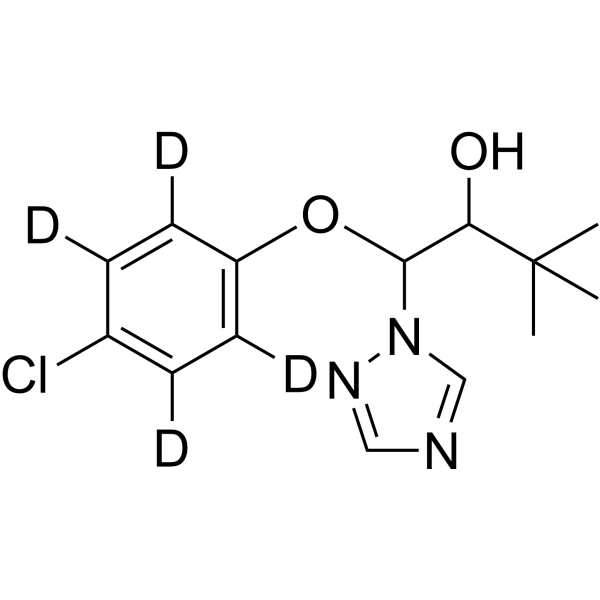 Triadimenol-d4 Structure