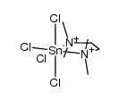 [(N,N,N',N'-tetramethyl-ethane-1,2-diamine)SnCl4] Structure