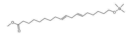 9,12-Octadecadienoic acid, 18-(trimethylsiloxy)-, methyl ester structure