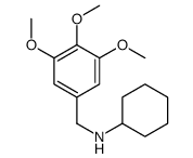 N-(3,4,5-trimethoxybenzyl)cyclohexanamine Structure