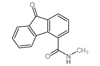 9H-Fluorene-4-carboxamide,N-methyl-9-oxo-结构式