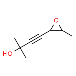 3-Butyn-2-ol, 2-methyl-2-(3-methyloxiranyl)- (9CI)结构式
