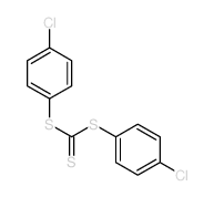 Carbonotrithioic acid,bis(4-chlorophenyl) ester Structure